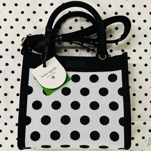 **SOLD!** Kate Spade x Target Polka Dot Knit Bag